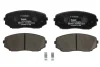 Комплект гальмівних колодок передн, MAZDA CX-7, CX-9 MITSUBISHI ECLIPSE CROSS, GRANDIS, L200 / TRITON, OUTLANDER III, PAJERO PININ I, PAJERO SPORT III 1.5-3.7 10.99- Delphi LP3399 (фото 1)