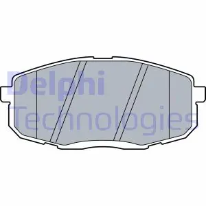 Комплект гальмівних колодок передн, HYUNDAI CRETA, KONA KIA CERATO IV, SELTOS 1.0-2.0 01.16- Delphi LP3513 (фото 1)