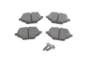 Комплект гальмівних колодок задн (з комплектуючими з шумопоглинаючою пластиною), CITROEN BERLINGO FIAT DOBLO OPEL COMBO, COMBO E TOUR / LIFE PEUGEOT PARTNER, RIFTER 1.2-Electric 01.18- Delphi LP3580 (фото 1)