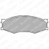 Комплект гальмівних колодок передн, INFINITI M30 NISSAN 300ZX, BLUEBIRD, CABSTAR, CABSTAR E, CEDRIC, LAUREL, NAVARA, PICK UP, PRAIRIE, SERENA, SILVIA, VANETTE, VANETTE CARGO 1.5-3.0D 12.80- Delphi LP358 (фото 1)