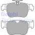 Комплект гальмівних колодок задн, AUDI A3, A3 ALLSTREET CUPRA FORMENTOR, LEON, LEON SPORTSTOURER, TERRAMAR FORD TOURNEO CONNECT V761 NADWOZIE WIELKO 1.0-2.5 07.19- Delphi LP3669 (фото 1)