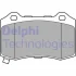 Комплект гальмівних колодок задн, CHEVROLET CAMARO CHRYSLER 300C DODGE CHALLENGER, CHARGER JEEP GRAND CHEROKEE, GRAND CHEROKEE IV 2.7-6.4 09.04- Delphi LP3676 (фото 1)