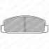 Комплект гальмівних колодок задн, MAZDA 323 C IV, 323 F V, 323 F VI, 323 P V, 323 S VI, 6, 626 III, 626 IV, 626 V, 929 II, PREMACY, RX-7 I, RX-7 II, RX-7 III 1.1-2.5 09.80-07.13 Delphi LP401 (фото 1)