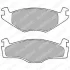 Комплект гальмівних колодок передн, AUDI 80 B2 SEAT CORDOBA, CORDOBA VARIO, IBIZA II, TOLEDO I VW GOLF I, GOLF II, GOLF III, JETTA I, JETTA II, PASSAT B2, PASSAT B3/B4 1.0-2.2 08.76-10.02 Delphi LP420 (фото 1)