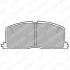 Комплект гальмівних колодок передн, TOYOTA AVENSIS, CAMRY, CARINA E VI, CARINA IV, CARINA V, CARINA VII, CELICA, COROLLA, COROLLA FX, CORONA, CORONA EXIV, MR2 I, MR2 II 1.0-2.0D 04.70-04.03 Delphi LP460 (фото 1)