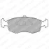 Комплект гальмівних колодок передн, FORD ESCORT IV, ESCORT V, ESCORT VI, GRANADA, GRANADA II, ORION III, SCORPIO I, SIERRA, SIERRA I, SIERRA II TOYOTA HILUX IV 1.4-2.9 08.77-08.00 Delphi LP587 (фото 1)