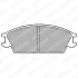 Комплект гальмівних колодок передн, HYUNDAI ACCENT, ACCENT I, ACCENT II, GETZ, LANTRA I, LANTRA II, PONY, PONY / EXCEL, S 1.1-1.6 10.85-12.10 Delphi LP704 (фото 1)