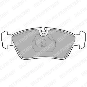 Гальмівні колодки пер. BMW 3 (E36/E46) 90-09 (ATE) Delphi LP710