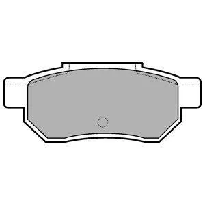 Комплект гальмівних колодок задн, HONDA ACCORD III, CIVIC IV, CIVIC V, CIVIC VI, CRX II, CRX III, INTEGRA, JAZZ II, JAZZ III, PRELUDE III SUZUKI SWIFT I 1.2-2.0D 10.84-12.15 Delphi LP772