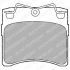 Комплект гальмівних колодок передн, MERCEDES MB (W631) VW CALIFORNIA T4 CAMPER, TRANSPORTER T4 1.8-2.8 02.88-06.03 Delphi LP785 (фото 1)