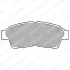 Гальмівні колодки пер. Toyota Corolla 92-01/Camry 91-01 (Akebono) Delphi LP789 (фото 1)