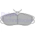 Комплект гальмівних колодок передн, FORD MAVERICK NISSAN SERENA, TERRANO II, VANETTE CARGO 1.6-3.3 06.91-09.07 Delphi LP847 (фото 1)
