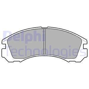 Тормозные колодки (передние) Citroen C-Crosser 07-/Mitsubishi Outlander/Pajero 98-/Lancer/L400 94-03 Delphi LP871