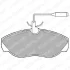 Комплект гальмівних колодок передн, CITROEN JUMPER I, JUMPER II FIAT DUCATO PEUGEOT BOXER 1.9D-2.8D 03.89-06.06 Delphi LP877 (фото 1)