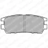 Комплект гальмівних колодок задн, MITSUBISHI DELICA / SPACE GEAR, ECLIPSE III, ECLIPSE IV, L400, PAJERO CLASSIC, PAJERO I, PAJERO II, PAJERO SPORT I, SIGMA 2.0-3.8 10.86- Delphi LP954 (фото 1)