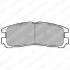 Комплект гальмівних колодок задн, CHRYSLER SEBRING DODGE STEALTH HYUNDAI GALLOPER II, SANTAMO MITSUBISHI 3000 GT, ECLIPSE II, ECLIPSE III, ECLIPSE IV, GALANT IX, GALANT V 1.8-3.8 07.85- Delphi LP955 (фото 1)