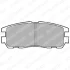 Комплект гальмівних колодок задн, GREAT WALL HOVER H3, HOVER H5, WINGLE 6 ISUZU D-MAX I, RODEO, TFR/TFS, TROOPER II, TROOPER III, VEHICROSS OPEL FRONTERA A, FRONTERA A SPORT 2.0-3.5 08.91- Delphi LP965 (фото 1)