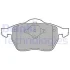 Комплект гальмівних колодок передн, AUDI 100 C3, 100 C4, 80 B4, A3, A4 B5, A6 C4 FORD GALAXY I, GALAXY MK I SEAT ALHAMBRA, IBIZA III, TOLEDO II SKODA OCTAVIA I VW BORA 1.6-3.2 10.86-12.10 Delphi LP978 (фото 1)