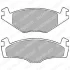 Комплект гальмівних колодок передн, SEAT CORDOBA, CORDOBA VARIO, IBIZA II SKODA FELICIA I, FELICIA II VW POLO, POLO CLASSIC, POLO II, POLO III, POLO III CLASSIC 1.0-1.9D 10.81-12.02 Delphi LP979 (фото 1)