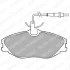Комплект гальмівних колодок передн, CITROEN XSARA, ZX PEUGEOT 306, 406, 607 1.6-3.0 05.93-07.11 Delphi LP986 (фото 1)