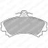 Комплект гальмівних колодок передн, VOLVO S40 I, V40 MITSUBISHI CARISMA, COLT CZC VI, COLT VI, SPACE STAR SMART FORFOUR 1.3-2.0 05.95-06.12 Delphi LP993 (фото 1)
