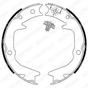 Гальмівна колодка CHRYSLER SEBRING MITSUBISHI 3000 GT, CARISMA, ECLIPSE I, ECLIPSE II, ECLIPSE III, GALANT VII, GALANT VIII, LANCER CARGO, LANCER IV, LANCER V, LANCER VI 1.3-4.5 01.90-12.13 Delphi LS1913