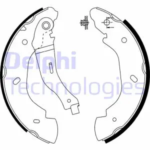 Гальмівна колодка FORD TRANSIT, TRANSIT TOURNEO 2.0D/2.2D 06.00-08.14 Delphi LS1915 (фото 1)