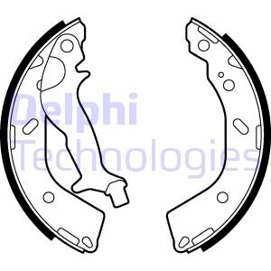 Гальмівна колодка HYUNDAI GETZ 1.1-1.6 09.02-12.10 Delphi LS2027