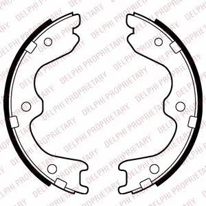 Гальмівна колодка INFINITI EX, G, M35, M45, Q60, QX50 I NISSAN 350Z, 370Z, ALTIMA, MAXIMA VI, TEANA I, TEANA II, TEANA III 2.0-4.5 08.01- Delphi LS2029