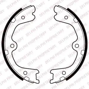 Гальмівна колодка INFINITI FX, JX, M, M37, Q50, Q60, Q70, QX60, QX70 NISSAN ELGRAND, GT-R, MURANO I, MURANO II, MURANO III, PATHFINDER IV, QUEST 2.0-5.6 01.03- Delphi LS2032 (фото 1)