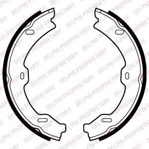 Гальмівна колодка MERCEDES S (C216), S (W221, V221) 2.2D-6.3 10.05-12.13 Delphi LS2040