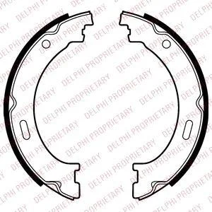 Гальмівна колодка JEEP CHEROKEE, COMMANDER, GRAND CHEROKEE III 3.0D-6.1 08.03-10.11 Delphi LS2041