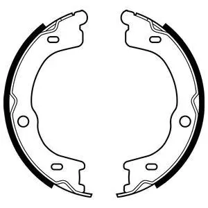 Гальмівна колодка KIA SORENTO I 2.5D/3.3 08.02-12.11 Delphi LS2048 (фото 1)