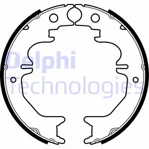 Гальмівна колодка LEXUS GX TOYOTA 4 RUNNER IV, 4 RUNNER V, FJ CRUISER, LAND CRUISER, LAND CRUISER 90, LAND CRUISER PRADO, SEQUOIA 2.7-4.7 04.95- Delphi LS2053 (фото 1)