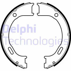 Гальмівна колодка JEEP CHEROKEE 2.4-3.7 09.01-01.08 Delphi LS2076