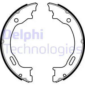 Гальмівна колодка CHRYSLER 300C, PACIFICA DODGE CHALLENGER, CHARGER LANCIA THEMA 2.7-6.4 08.03- Delphi LS2077 (фото 1)