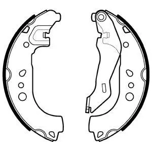 Гальмівна колодка LEXUS ES SEAT TOLEDO IV SKODA RAPID, ROOMSTER, ROOMSTER PRAKTIK 1.0-3.5 03.06-03.22 Delphi LS2107 (фото 1)