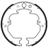 Гальмівна колодка LEXUS LX TOYOTA LAND CRUISER 100, LAND CRUISER 80 4.2D/4.7 01.90-03.08 Delphi LS2132 (фото 1)