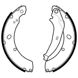 Гальмівна колодка AUDI 80 B2 CHRYSLER PT CRUISER SEAT TOLEDO I SKODA FABIA I, FABIA II, RAPID VW GOLF III, GOLF IV, POLO, POLO V, POLO VI, VENTO 1.0-2.8 10.83- Delphi LS2136