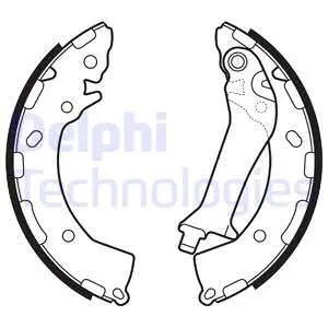 Гальмівна колодка HYUNDAI ACCENT V, GETZ, SOLARIS KIA RIO IV, STONIC 1.0-1.6D 09.02- Delphi LS2150 (фото 1)