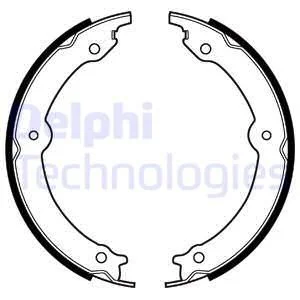 Гальмівна колодка LEXUS LX TOYOTA LAND CRUISER 200, SEQUOIA, TUNDRA 4.0-5.7ALK 11.06- Delphi LS2152