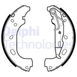 Гальмівна колодка OPEL ASTRA G, ASTRA H, ASTRA H CLASSIC, ASTRA H GTC, COMBO, COMBO TOUR, ZAFIRA A 1.2-1.9D 02.98- Delphi LS2167