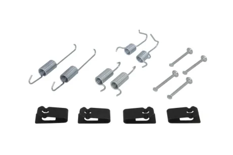 Монтажний набір гальмівної колодки (AKEBONO/BOSCH/LUCAS/NBK) NISSAN CUBE, JUKE, LEAF, NOTE, QASHQAI +2, QASHQAI I, TIIDA, X-TRAIL, X-TRAIL II RENAULT KOLEOS I TOYOTA AVENSIS 1.0-Electric 04.99- Delphi LY1402