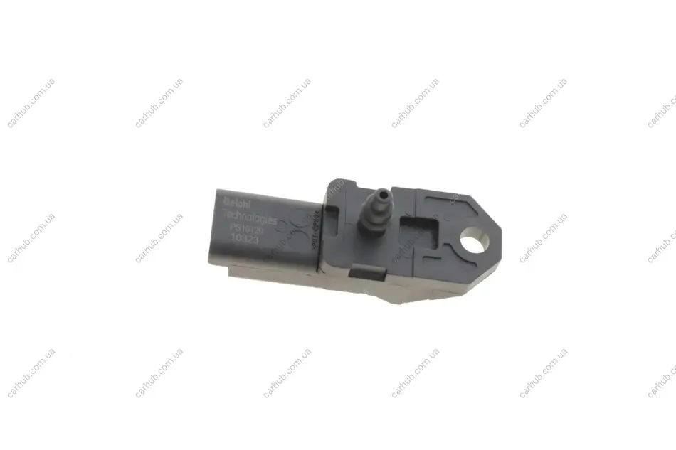 Датчик тиску у впускному колекторі (3 pin) VOLVO C30, C70 II, S40 II, S80 II, V50, V70 III CITROEN BERLINGO, BERLINGO MULTISPACE, C2, C3 I, C3 II, C3 PICASSO, C4 1.4D/1.6D/2.0D 08.00- Delphi PS10120 (фото 1)