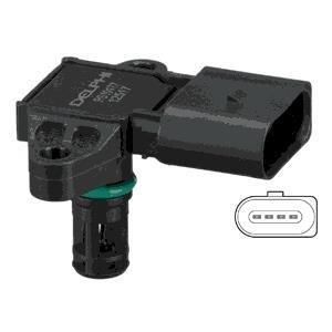 Датчик тиску наддува Skoda Fabia 1.0-1.4 99-14 Delphi PS10177