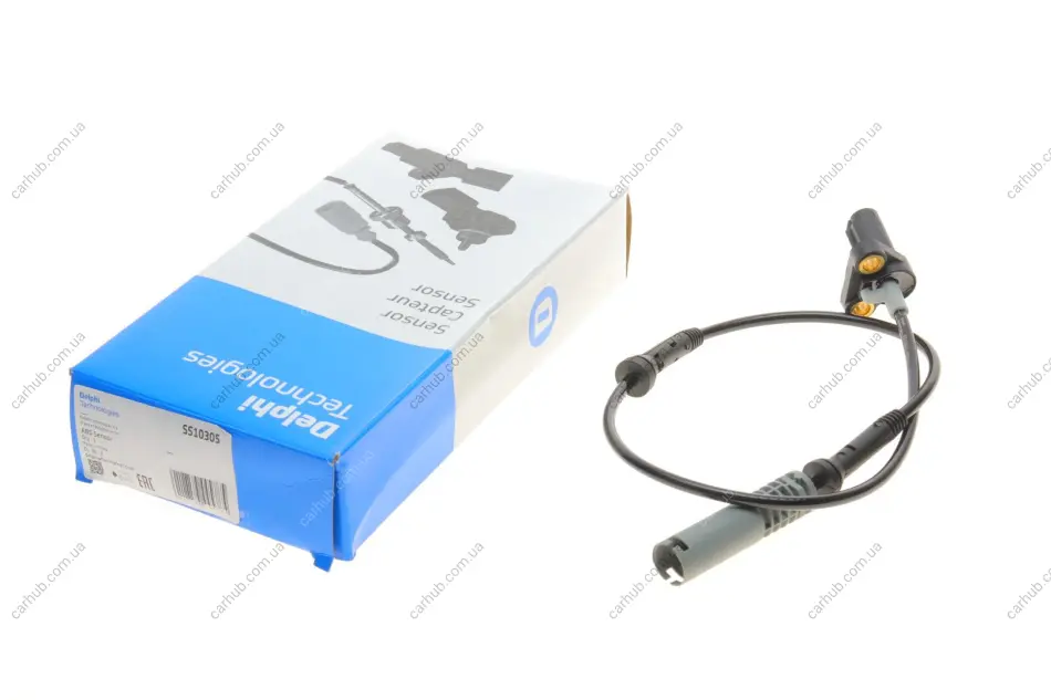 Датчик ABS (передній) BMW 5 (E39) 2.0i-4.0i 95-04 M52/M51/M57/M62 DELPHI Delphi SS10305 (фото 1)