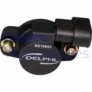 Датчик положення дросельної заслінки VOLVO S40 I, V40 CITROEN AX, BERLINGO, SAXO, XANTIA, XSARA, XSARA PICASSO, ZX FIAT CINQUECENTO, DOBLO, DOBLO CARGO, FIORINO, IDEA, PALIO, PANDA 0.9-2.3 09.86- Delphi SS10693-12B1 (фото 1)