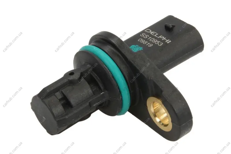 Датчик положення розподільчого валу CHEVROLET AVEO / KALOS, CRUZE, ORLANDO, TRAX OPEL ASTRA J, ASTRA J GTC, CORSA D, CORSA E, INSIGNIA A, MOKKA / MOKKA X, ZAFIRA B, ZAFIRA C 1.0-1.8LPG 08.06- Delphi SS10953 (фото 1)
