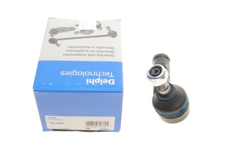 Рульовий наконечник прав AUDI A2 SEAT AROSA, CORDOBA, CORDOBA VARIO, IBIZA II, INCA, LEON, TOLEDO I, TOLEDO II VW BORA, BORA I, CADDY II, CORRADO, GOLF II, GOLF III, GOLF IV 1.0-2.9 08.82-06.06 Delphi TA1081