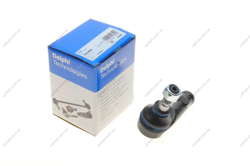 Рульовий наконечник лів AUDI A3 SKODA OCTAVIA I VW GOLF IV, NEW BEETLE 1.4-2.3 09.96-12.10 Delphi TA1665 (фото 1)